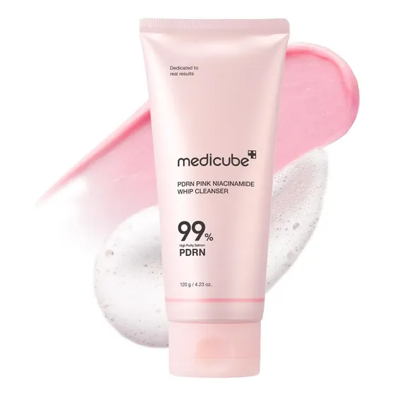 Medicube Pdrn Niacinamida Whip Cleanser Facial Hidrata Todo Tipo De Pele Dia/noite
