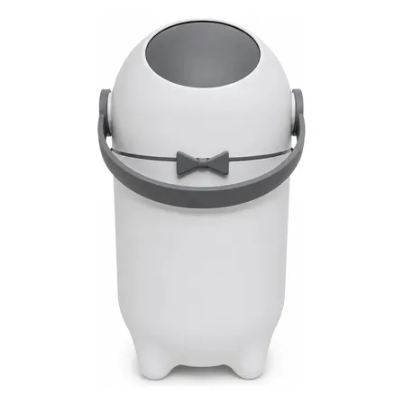 Lixeira Antiodor 10l Fraldas Bebe Lixo Mágico Branco