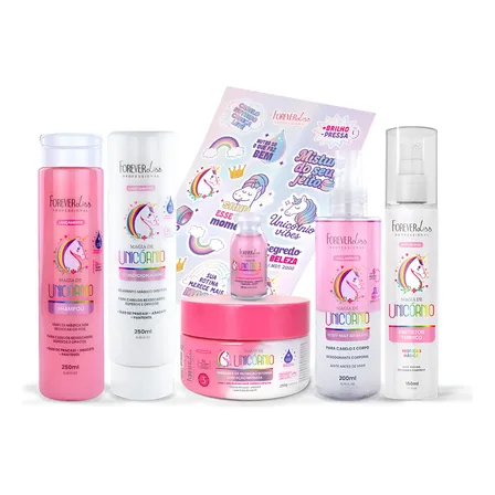 Kit Completo Magia De Unicórnio Forever Liss