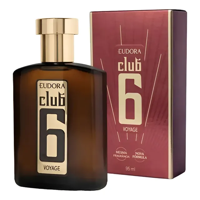 Club 6 Voyage Eudora Deo Colônia 95ml Com