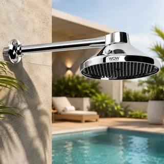 Ducha Fria Para Piscina Jardim Quintal Com Ducha Cromada Wow World Of Wonders