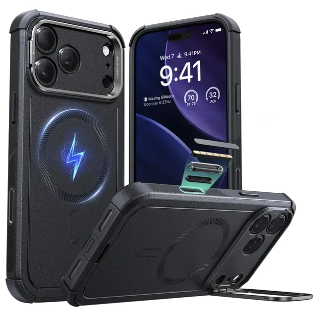 Capa Esr Para iPhone 17 Pro Cyber Armor Camera Control Preta