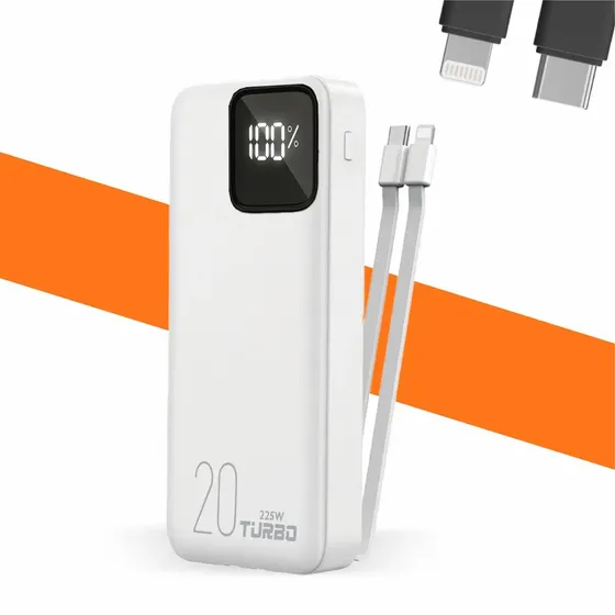 Power Bank Casenn 20000mAh com Carga Rápida 22.5W e USB-C para iPhone e Samsung