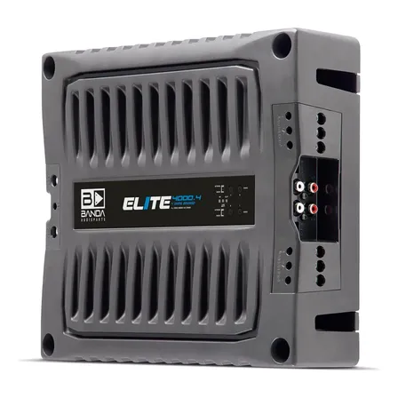 Amplificador Banda Elite 4000.4 2ohms 4000wrms 4 Canais Preto