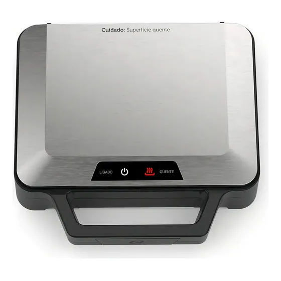 Sanduicheira Inox Multiuso Oster Preto/inox