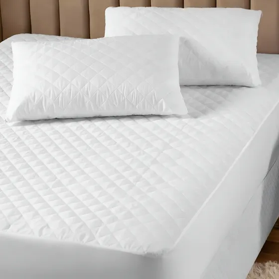 Kit Protetor Colchão Impermeável Casal Padrão + 2 Capas De Travesseiro