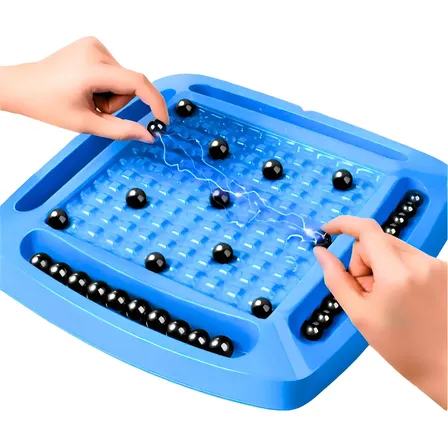 Brinquedo Jogo Xadrez Magnético Bolinhas Crianças E Adultos