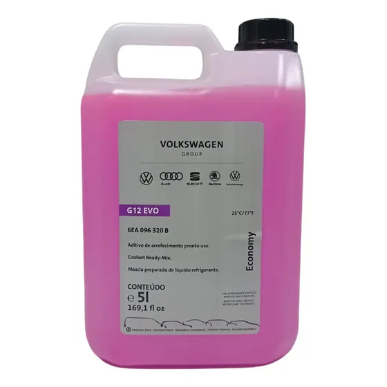 Líquido Refrigeração Aditivo Radiador Pronto Para Uso 5L Rosa Fúcsia