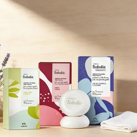 Kit 3 Caixas Sortidas Natura Tododia Barra