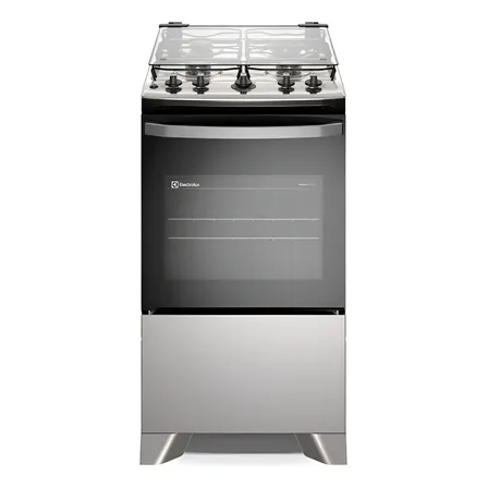 Fogão 4 Bocas Cinza Fe4ig Mesa Inox Bivolt Electrolux 127/220v