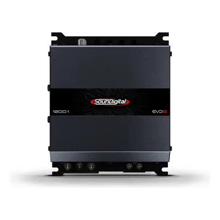 Módulo Soundigital 1200.1 Evo6 1 Ohm 1 Canal Classe D Digital Amplificador Som Automotivo Carro Moto Suv 1200w Rms Potência 1,2kw 1c 1ohm Sd1200 Sd1200.1 Sd1200.1-1 Sd 1200.1-1 Evo 6 Preto