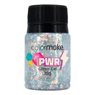 Glitter Gel Glow Power Colormake Carnaval Festa Efeito 35g Tom Da Maquiagem Pérola
