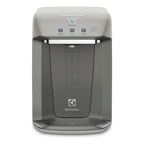 Filtro Purificador De Água Electrolux Cinza 3 Temperaturas Painel Digital Com Luz Uv Bivolt
