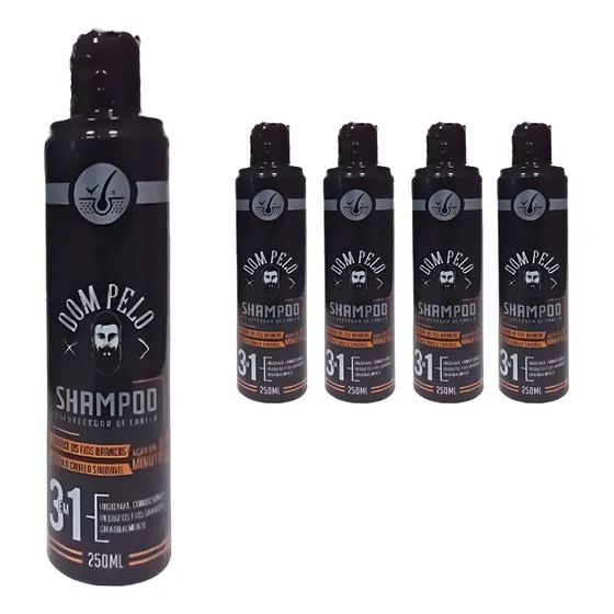 4 Shampoo Escurecedor Pra Cabelo Branco Fica Preto Testado