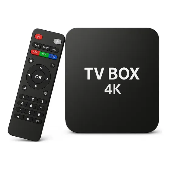 TV Box LTL Android 4K 512GB 8GB Wi-Fi Conversor Smart Preto HDMI