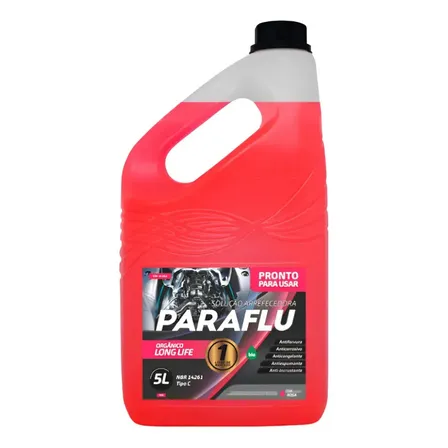 Aditivo Radiador Paraflu Pronto Uso Orgânico Rosa 5 Litros Rosa-chiclete
