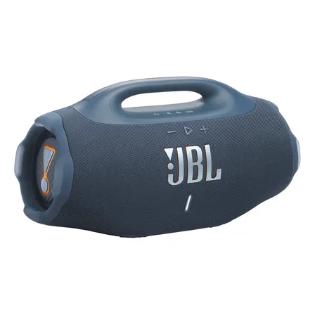 Caixa De Som Jbl Potente Bluetooth Resistente Água Azul Ip68 Jbl Boombox4br 210w Rms Graves Profundos E Estrondosos 127/220v