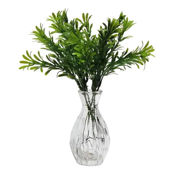 Kit 10 Vasos Decorativos Vidro Vasinho Planta Desenhado 11cm