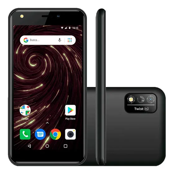 Positivo Twist 4g Dual S509 32gb Tela 5' Câm 8mp +selfie 5mp Cor Cinza