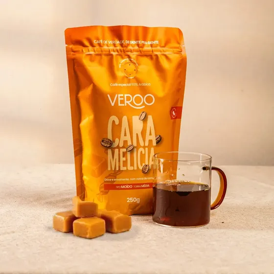 Café Especial Veroo Caramelicia Torra Média Moído 250g