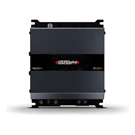 Módulo Soundigital 1600.1 Evo6 1 Ohm 1 Canal Sd1600.1 Cinza-escuro