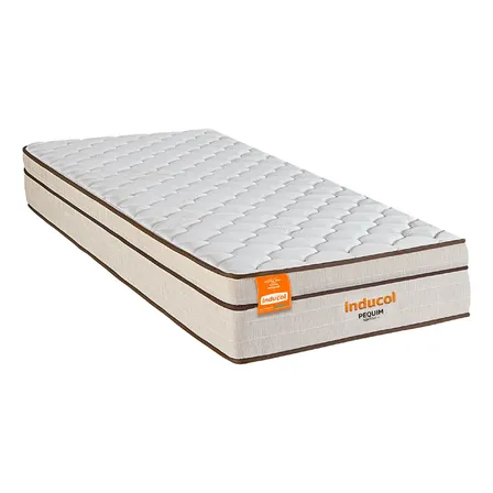 Colchão Solteiro Inducol Pequim 88x188cm Maxforce Pro Com Euro Pillow