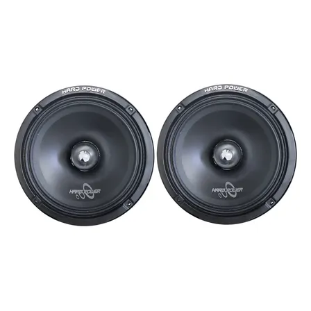 Par Woofer Hp 280mb 6 Pol 280w 4 Ohms Som Automotivo Médio Preto