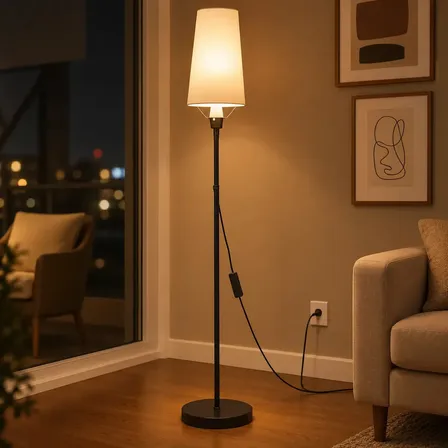 Luminária De Chão Abajur 3 Modos Luz Moderno 170 cm Tamanho Ajustável Para Quarto Sala Jantar Casal Infantil Juvenil Em Pé Piso Mesa Cabeceira Criado Mudo Luminarias Abajures Na Tomada Usb Via Flix