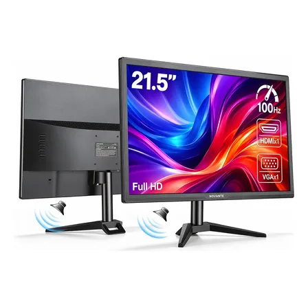 Monitor 21,5 Polegadas Alto-falantes Integrados Full Hd Preto 127/220v