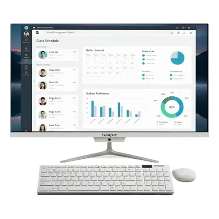 Computador Pc All In One Core I5 16gb Ssd 240gb Mon 21 Branco
