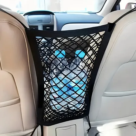 Rede Organizadora Para Carros Porta Objetos Universal Bancos Saco Armazenamento Encosto - Tomóvi