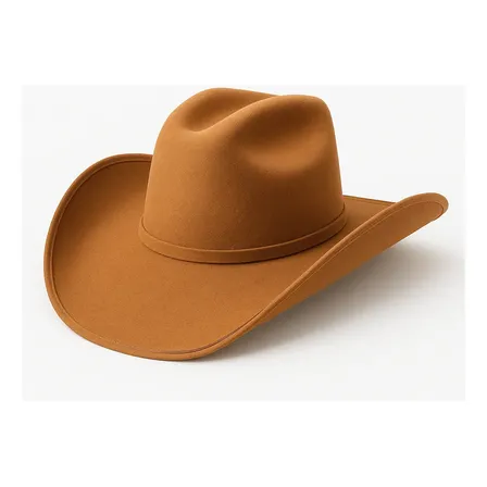 Chapéu Country Gustavo Lima Cowboy Rodeio Barretos Unissex Cor Marrom-claro Tamanho 56cm - 59cm (m Único)