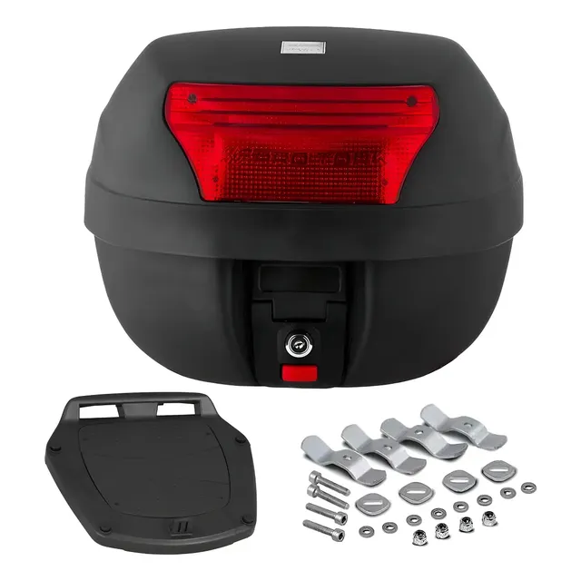 Bauleto Pro Tork Smart Box 28 Litros Com Base Universal Preto Preto/vermelho