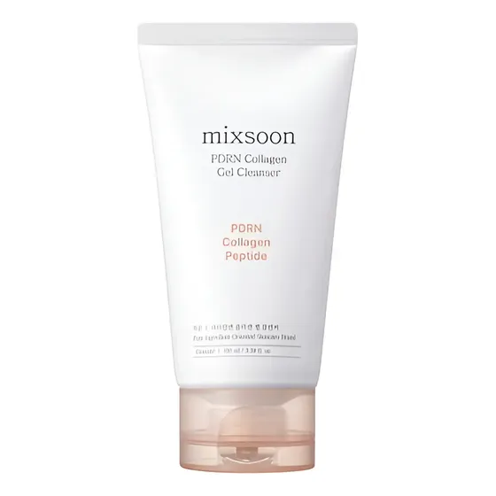 Limpador Coreano Em Gel De Colágeno Mixsoon Pdrn 100 Ml Todo Tipo De Pele Dia/noite