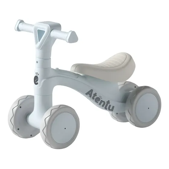 Bicicleta De Equilíbrio Infantil Andador Sem Pedal 4 Rodas Azul