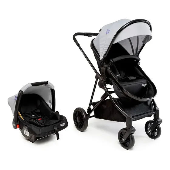 Travel System Cosco Kids, Lummy Duo, Cinza Gelo