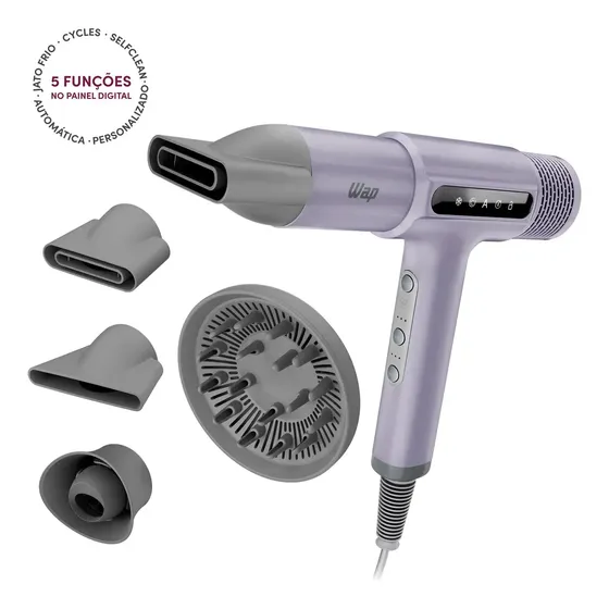 Secador De Cabelo Wap Intense Dryer Bldc Ws1800 1600w 127V