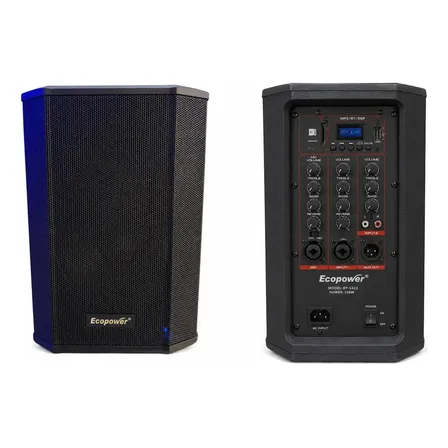 Alto-falante Portátil Ecopower Ep-s323 Bluetooth Preto 150w Rms 127/220v