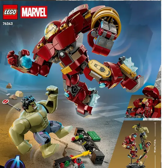 Lego® | Batalha Épica Da Marvel: Anti-hulk Vs. Hulk 76343 413 Era De Ultron