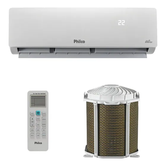 Ar Condicionado Split Inverter 18000 Btus Pac18qc Quente E Frio Philco Hi Wall