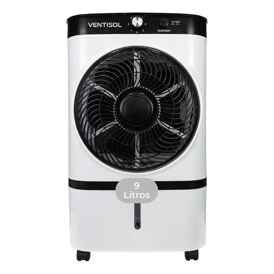 Climatizador 9L Ventisol 65W Branco/Preto CLI09-01