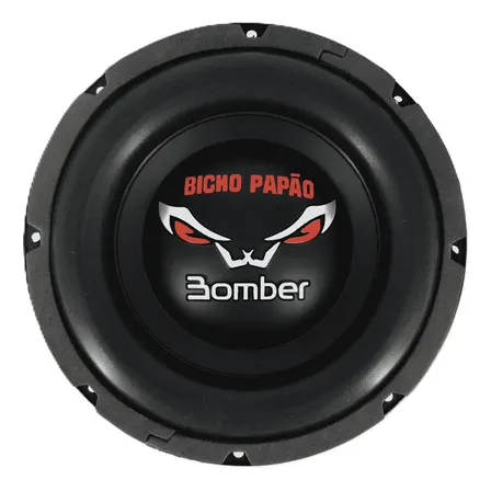 Alto Falante Subwoofer Bomber 8 Polegadas 600w Grave Absurdo Preto