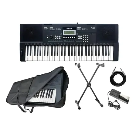 Teclado Musical Revas Kb-330 61 Teclas 127/220v Preto
