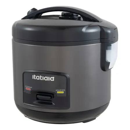 Panela De Arroz Elétrica Itatiaia 1l Preto Fosco Com 5 Xícaras 127v 60hz