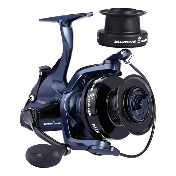 Sougayilang Molinete Premium Para Pesca No Mar Suporta 20kg 7000 Série Azul 7000 Direito/esquerdo