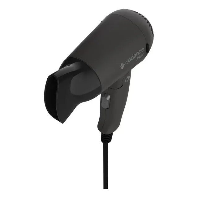 Secador De Cabelos Cadence Plie Sec190 - Bivolt Viagem Preto 127/220v
