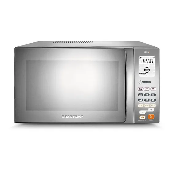 Micro-ondas Brastemp 38L Inox Espelhado Grill - BMJ38AR