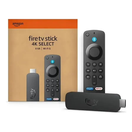 Amazon Firestick 4k Select 1ª Geração Gt533m0751360phd Preto De Voz