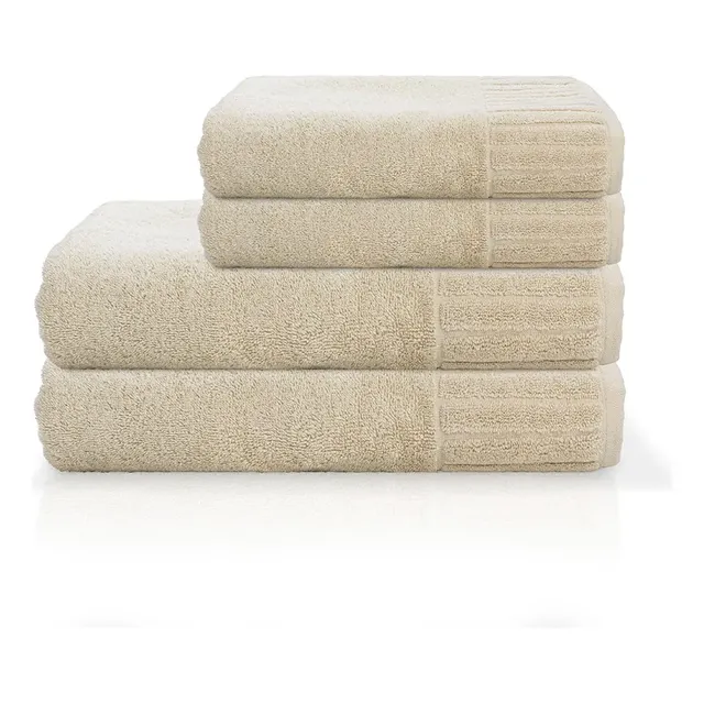 Jogo De Banho 4 Velour Select Azul-marinho Camesa Bege Lisa