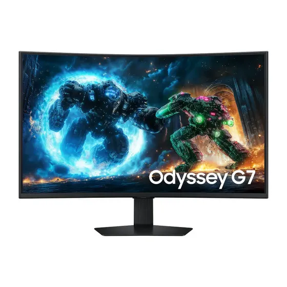 Monitor Samsung Odyssey G7, 37 , 4k, 165hz, 1ms, Freesync , Dp, Hdmi, Usb, Ajuste De Altura,preto